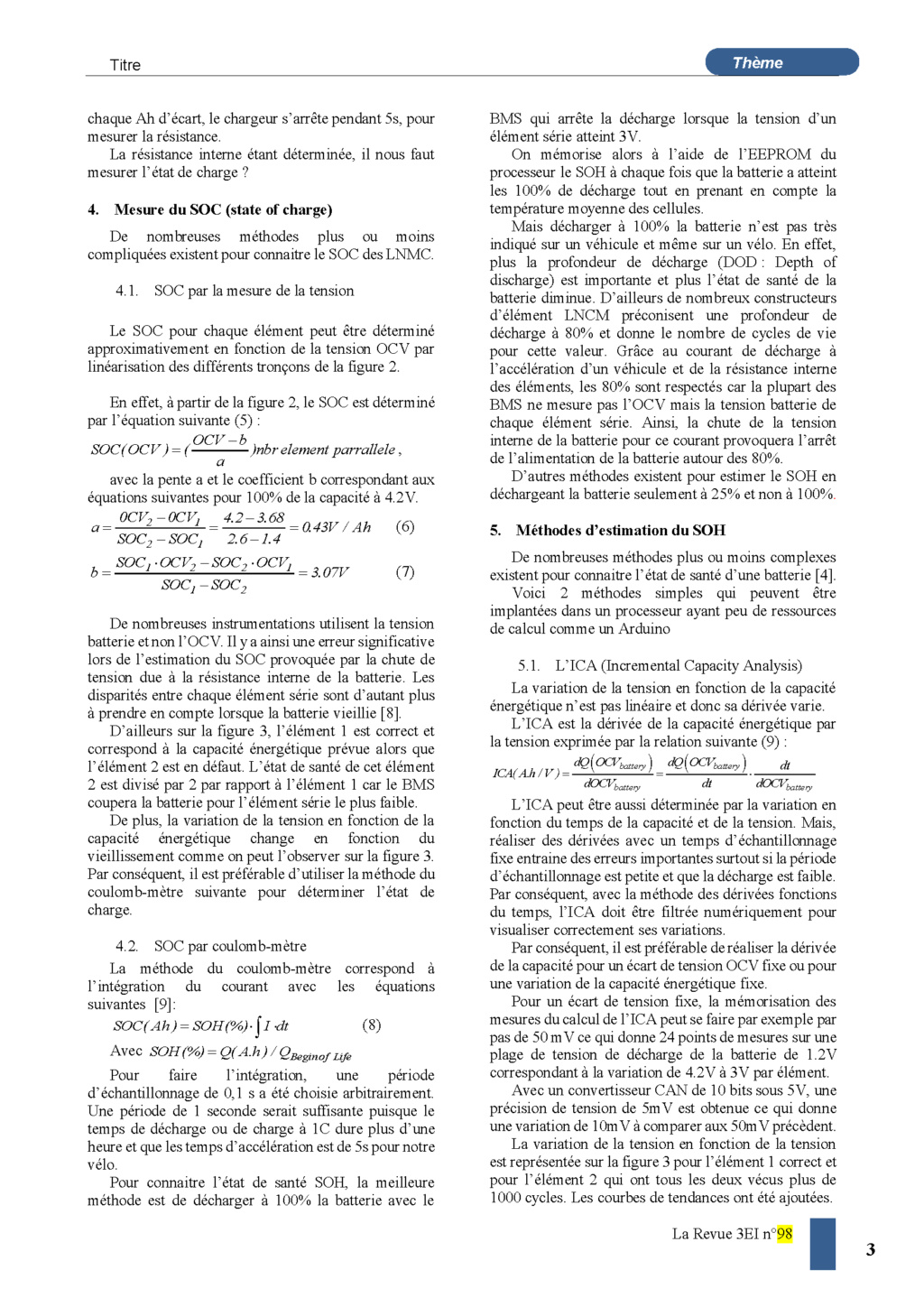 Bms Etat De Charge Et Sante De Batterie Lithium Banc Cyclage