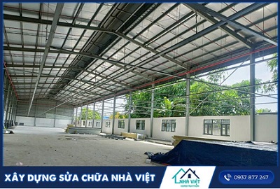 Đơn vị chuyên thi công xdựng nhà xưởng khung thép chuyên nghiệp